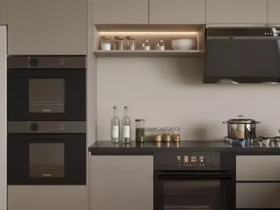Italian style kitchen 3D model