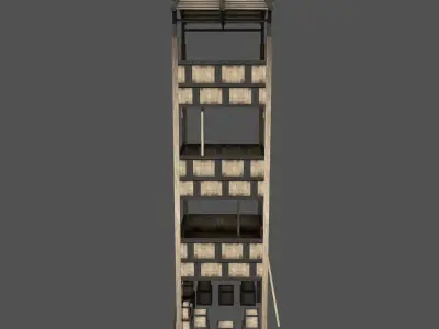 Forest Watchtower Free 3D model
