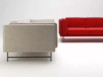 Bank Sofa 3 Seater 3D model