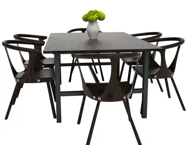 Dining Furnitures Set 45 3D model