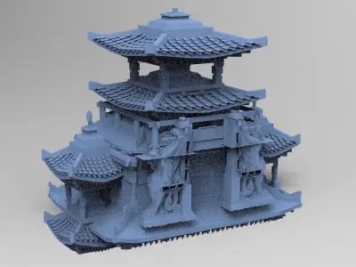 Warlord Tower 7  3D model