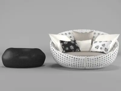 Garden chair Free 3D model