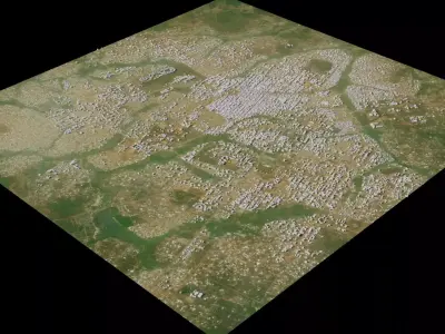 Daloa - Cote d Ivoire 3D model