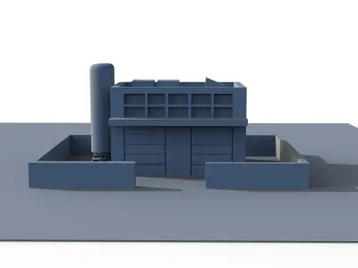 home model Low-poly 3D model