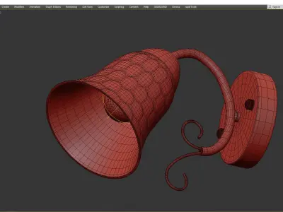 De City monika Low-poly 3D model