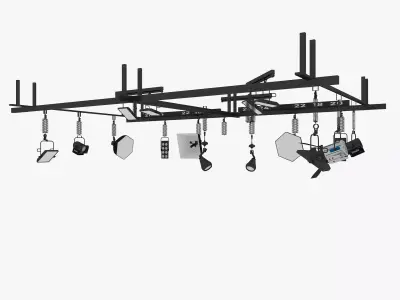 Light Ceiling Rail 3D model