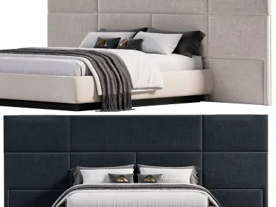 Lucca Karyola bed by Area mobilya 3D model