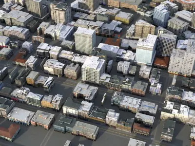 City 95 Low-poly 3D model