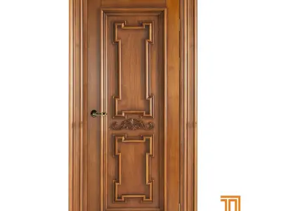 Domberg door wooden 3D model