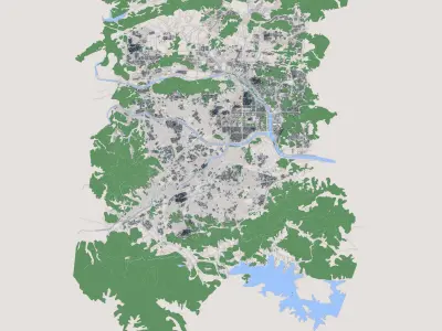 Daejeon City South Korea 3D model