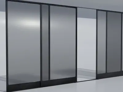 Basic window 3000 x 1500 mm 3D model