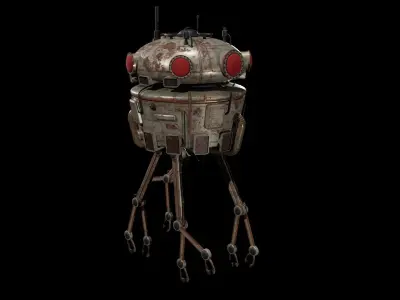 Sci-Fi Collector 3D Model Low-poly 3D model