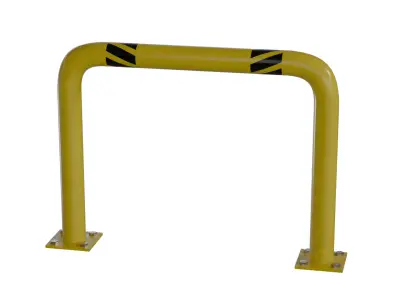 Straight and Corner Guardrail 3D model