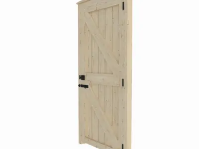 Gate Wood Outdoor 3D model