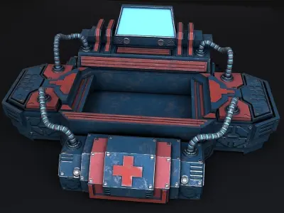 first aid kit 3D model