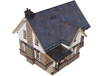 Modern house v76 3D model