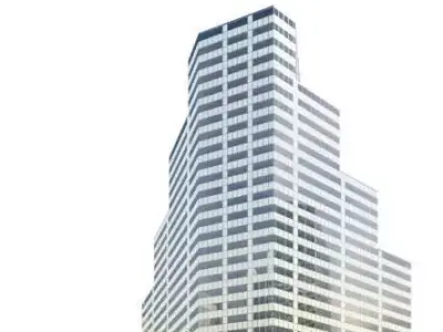 Tall Sleek Reflective Skyscraper 3D model