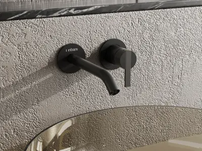 Bathroom furniture by inbani faucet set 58 280h 320w 85l Low-poly 3D model