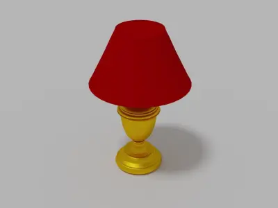 Urn Lamp Free 3D model