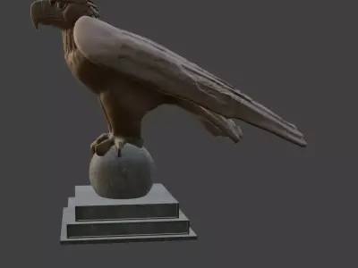 German WW2 eagle scanned in Berlin  3D model