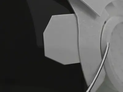 NASA Space-Helmet 3D model Low-poly 3D model