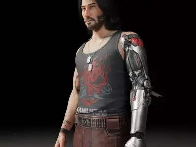 Johnny Silverhand -  Cyberpunk 2077  3D model