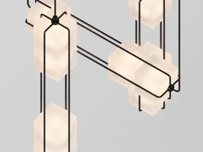 Alice Chandelier Free low-poly 3D model