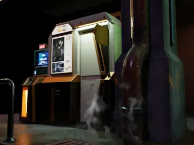 Sci-fi Modular  Low-poly 3D model Low-poly 3D model