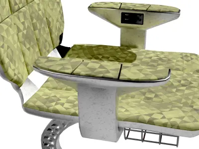 SciFi chair 3D model