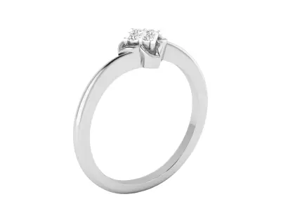 Women Ring Render 3dm STL MTL SLC JCD OBJ FBX Details 3D print model 6