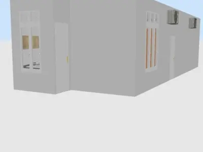3d house plan  3D model