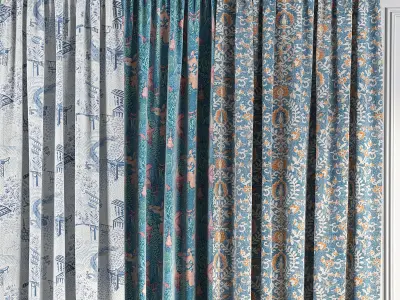 Curtain Set 47 3D model