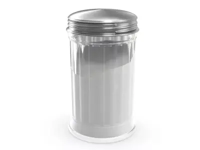 Sugar Canister Low-poly 3D model