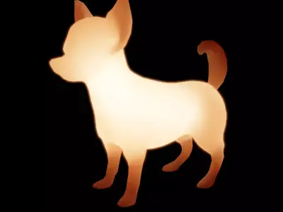 Indirect Chihuahua lighting 3D model