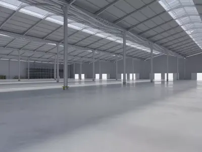 Warehouse Interior 11 Low-poly 3D model