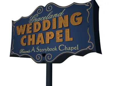 Graceland Wedding Chapel 3D model