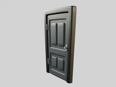 Cartoon Door 7b 3D model