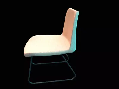Dining chair  Low-poly 3D model