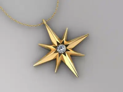 Pendant P199 3D Print Model 3D print model