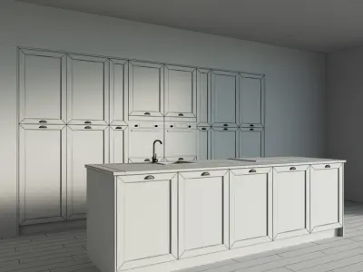 74-Kitchen2 matte 7 3D model