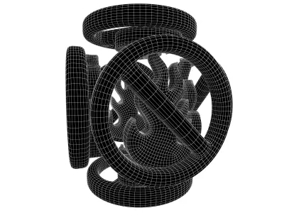 No Fire Icon V2 002 Low-poly 3D model