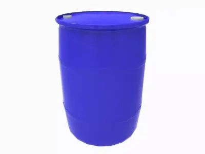 Oil Drum Free low-poly 3D model