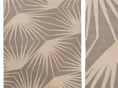 Stingray Neutral rug 3D model