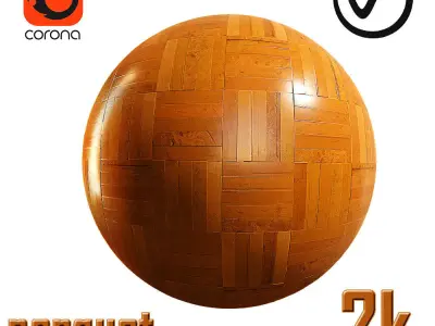 Material parquet 3D model