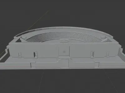 Old Roman Theatre  Free 3D model
