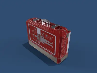 First aid kit PBR low-poly game ready Low-poly 3D model