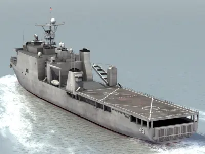  LSD-49 USS Harpers Ferry 