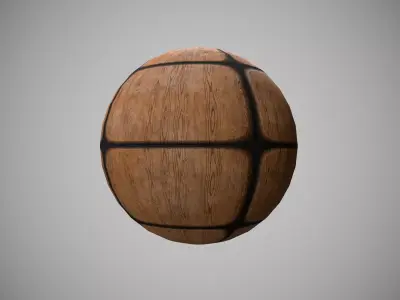 Stylized wooden tiled pbr material Texture