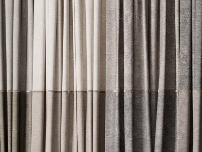 hadi curtain 66 3D model