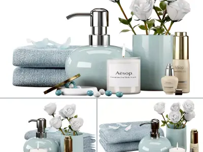 bathroom-accessories-set-3 3D model